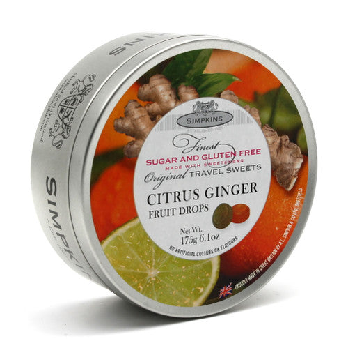 SIMPKINS Citrus Ginger Fruit Drops 175g