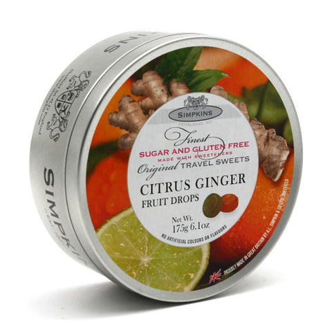 SIMPKINS Citrus Ginger Fruit Drops 175g