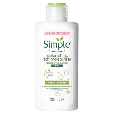 Simple Rich Moisturiser Replenishing 125mL