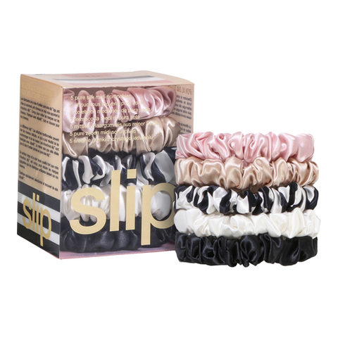 Slip Silk Midi Scrunchies - Mixed