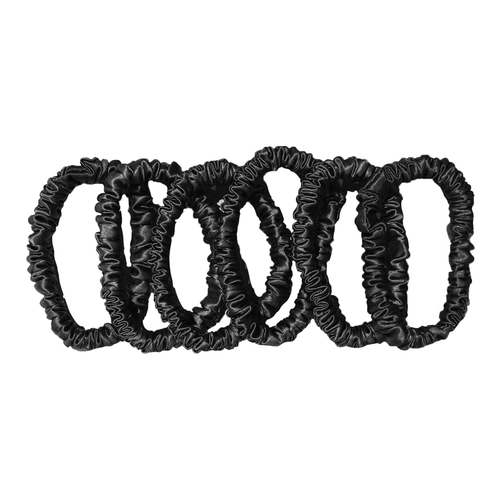 Slip Silk Skinny Scrunchies Black
