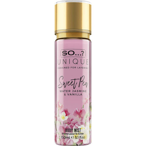 SO...? Unique Sweet Pea Body Spray 150ml