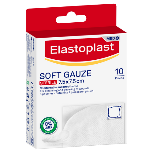 Soft gauze 7.5x7.5 cm