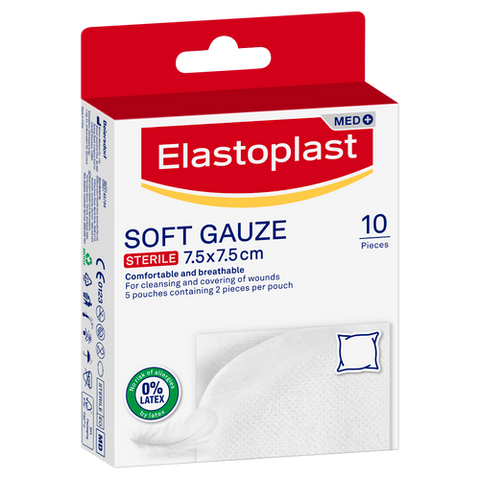 Soft gauze 7.5x7.5 cm