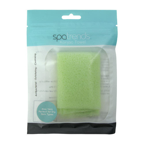 Spa Trends Aloe Vera Konjac Towel