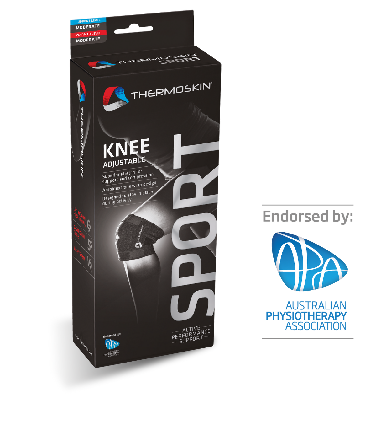 Thermoskin Knee Sport Adjustable 794 Small/Medium