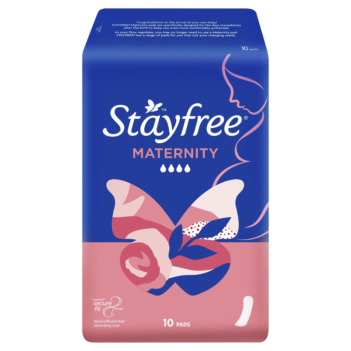 Stayfree Pad Maternity 10 Pack