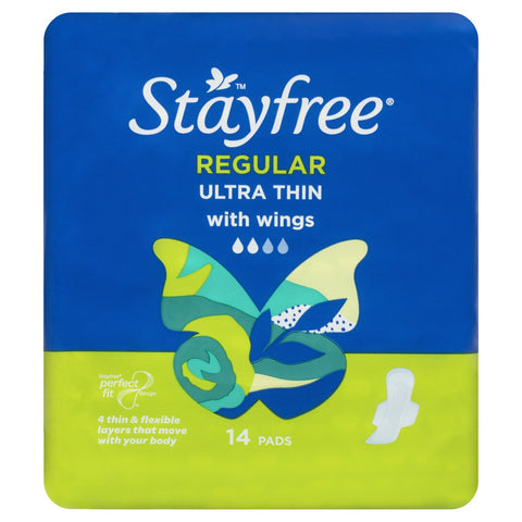 Stayfree Ultra Thin Regular Wing 14 Pack
