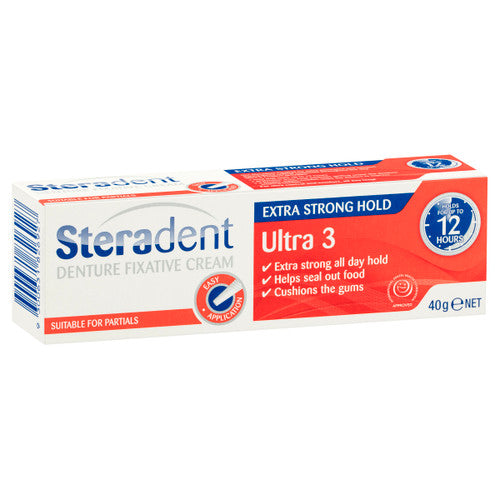 Steradent Ultra 3 Denture Fixative Cream