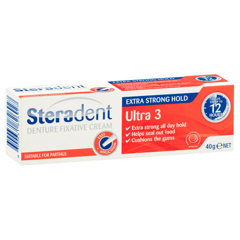 Steradent Ultra 3 Denture Fixative Cream