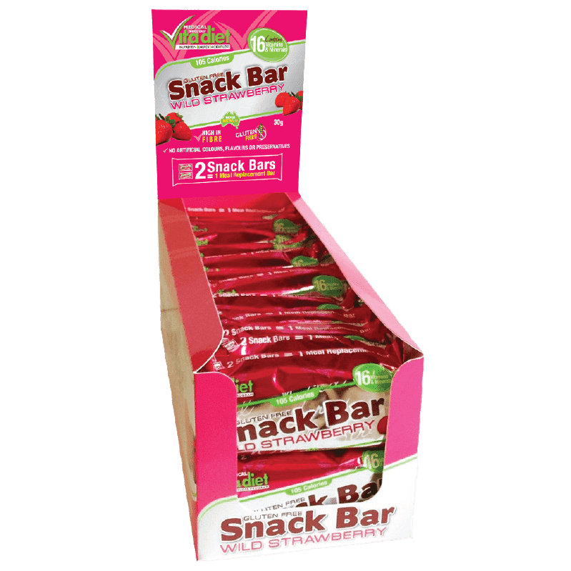 VITA DIET Wild Strawberry Snack Bar 24 Pack – OzChemist Australia