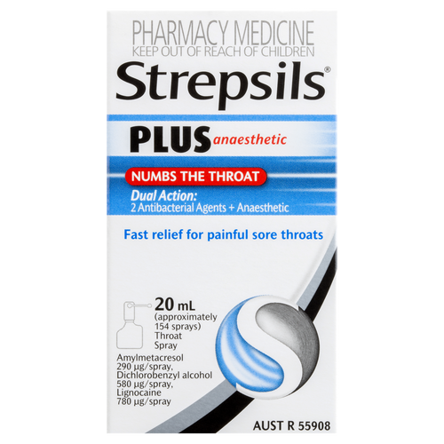 Strepsils Plus Anaesthetic Throat Spray 20ml