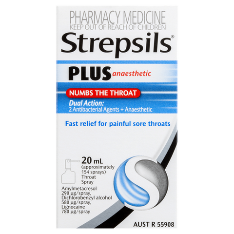 Strepsils Plus Anaesthetic Throat Spray 20ml