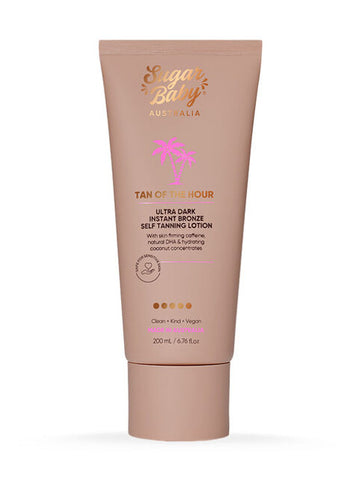Sugar Baby Tan of The Hour Ultra Dark Instant Bronze Self Tanning Lotion 200ml