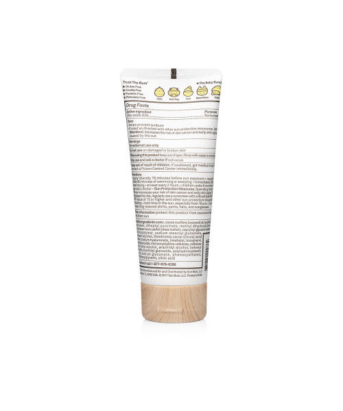 Sun Bum Original Face 50 Sunscreen Lotion 88ml back of bottle
