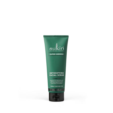Sukin Super Greens Detox Facial Scrub 125mL