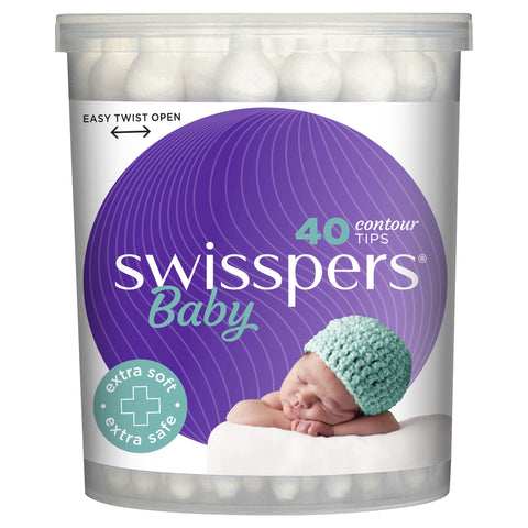 Swisspers Baby Cotton Tips 40 Pack