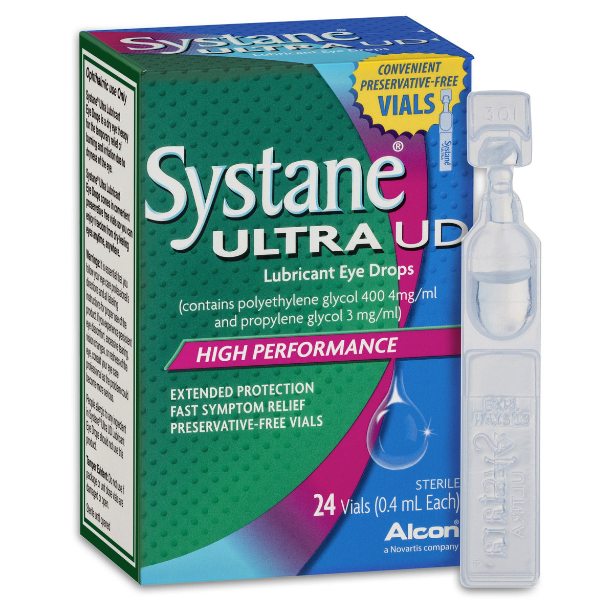 Systane Ultra Ud Lubricant Eye Drops 24 x 0.4mL