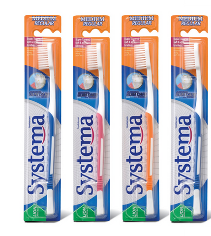 Systema Medium Bristles Regular Head Toothbrush
