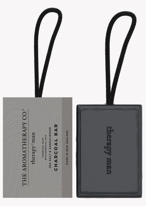 The Aromatherapy Co. Therapy Man Charcoal Body Bar Sea Salt & Sandalwood 225g
