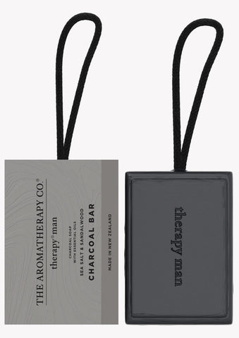 The Aromatherapy Co. Therapy Man Charcoal Body Bar Sea Salt & Sandalwood 225g