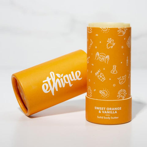 ETHIQUE Solid Body Butter Tube Sweet Orange & Vanilla 100g
