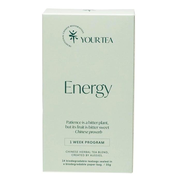 YOUR TEA Chinese Herbal Blend - Tea Bags 1 Week Program - Energy 14