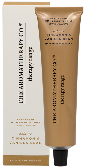 The Aromatherapy Co Balance Cinnamon & Vanilla Bean Hand Cream 75ml