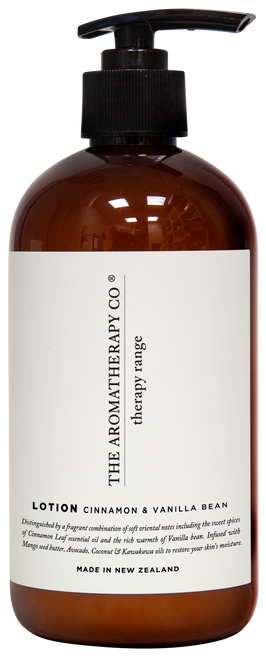 The Aromatherapy Co Cinnamon & Vanilla Bean Hand & Body Lotion 500ml