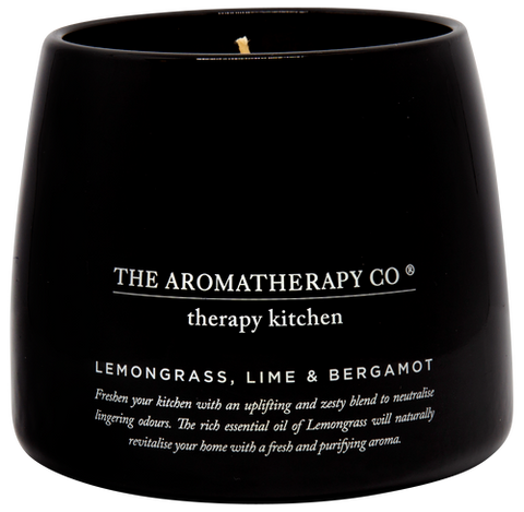 The Aromatherapy Co Kitchen Lemongrass, Lime & Bergamot Candle 260g