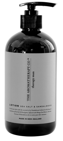 The Aromatherapy Co Man Sandalwood & Sea Salt Hand & Body Lotion 500ml