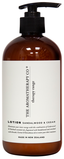The Aromatherapy Co Sandalwood & Cedar Hand & Body Lotion 500ml
