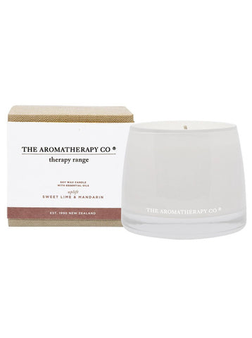 The Aromatherapy Co Uplift Sweet Lime & Mandarin Candle 260g