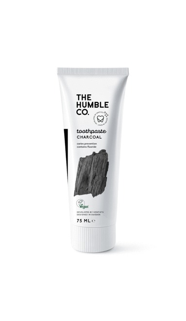 The Humble Co. Natural Toothpaste - Charcoal with Fluoride 75ml