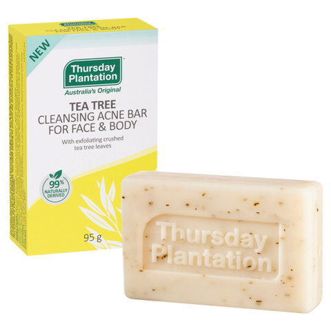Thursday Plantation Cleansing Bar for Face and Body 95g