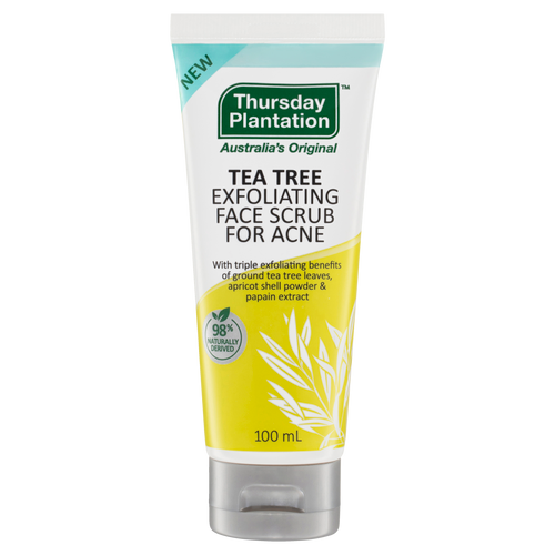 Thursday Plantation Tea Tree Exfoliating Face Scrub For Acne 100ml