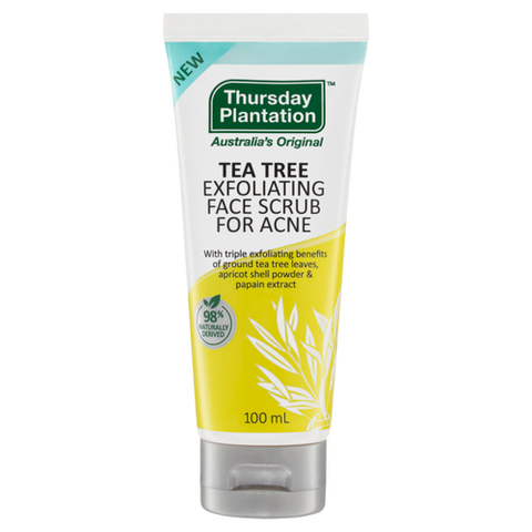 Thursday Plantation Tea Tree Exfoliating Face Scrub For Acne 100ml
