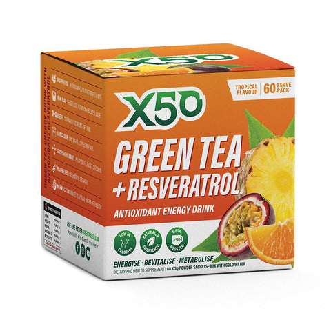 X50 Green Tea Tropical 60 Sachets