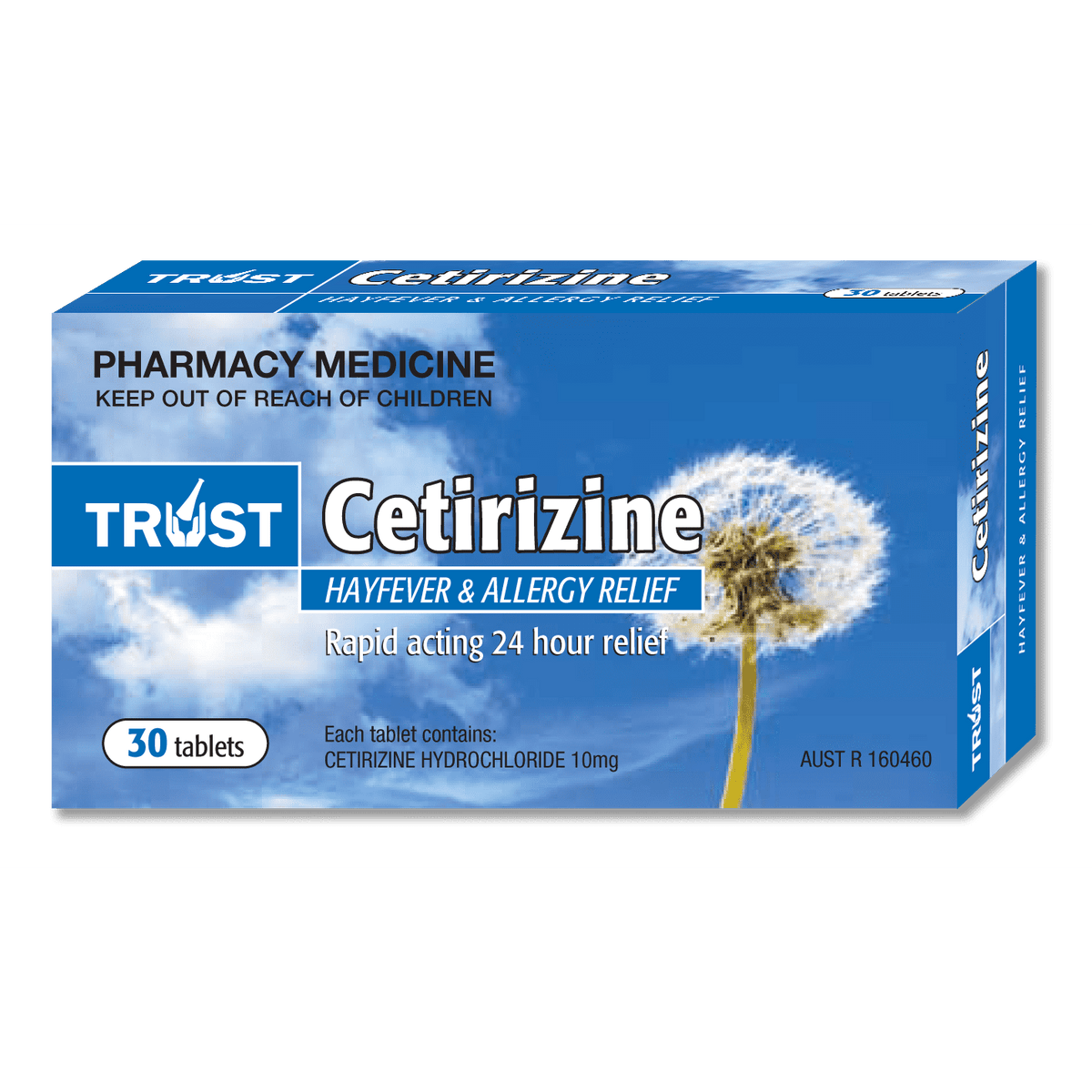 Trust Cetirizine 10mg 30 Tablets
