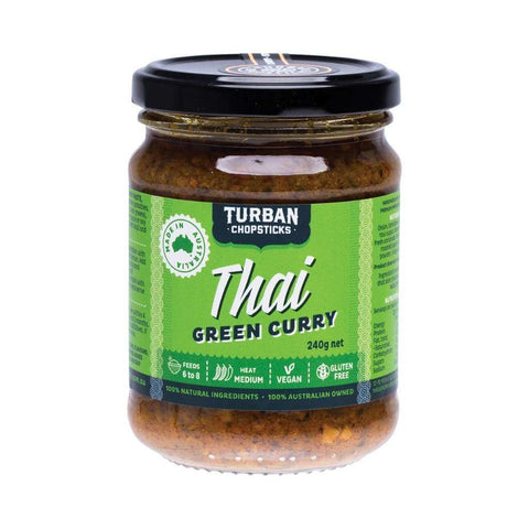 TURBAN CHOPSTICKS Curry Paste Thai Green Curry 240g