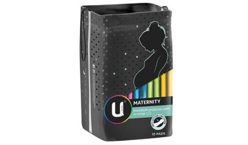 U by Kotex Maternity Pads 10 Pack