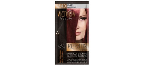 VICTORIA Beauty Hair Colour Shampoo - V40 Claret