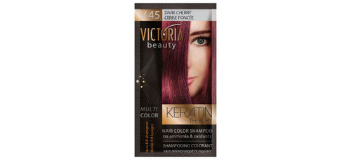 VICTORIA Beauty Hair Colour Shampoo - V45 Dark Cherry