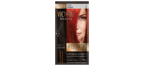 VICTORIA Beauty Hair Colour Shampoo - V49 Ruby