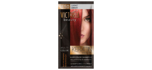 VICTORIA Beauty Hair Colour Shampoo - V50 Garnet