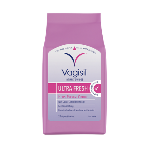 Vagisil Ultra Fresh Plus Intimate Wipes 20 Pack
