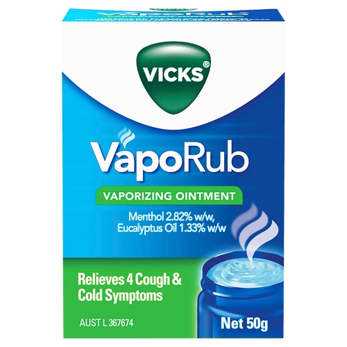 Vicks VapoRub Ointment Decongestant Chest Rub 50g