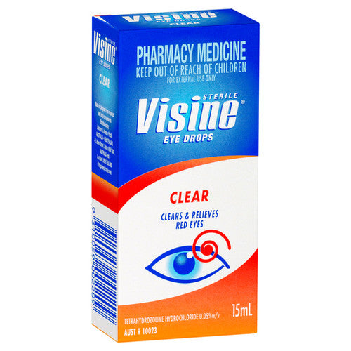 Visine Clear Eye Drops 15 ml