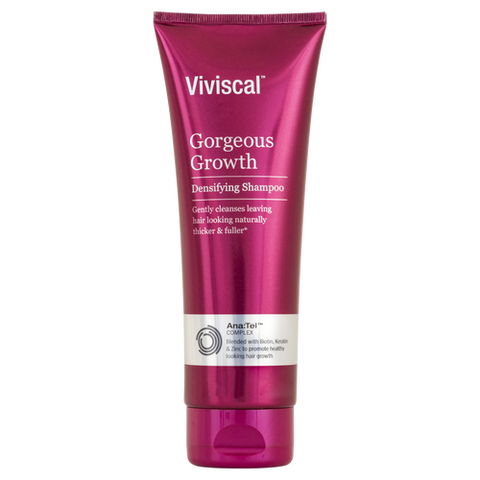 Viviscal Gorgeous Growth Densifying Shampoo Front of Tube