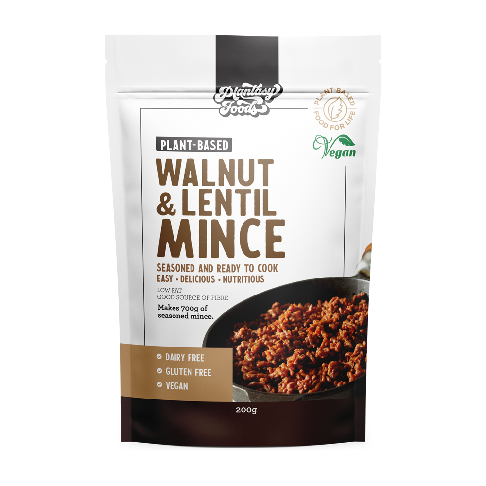 PLANTASY FOODS Walnut & Lentil Mince 200g